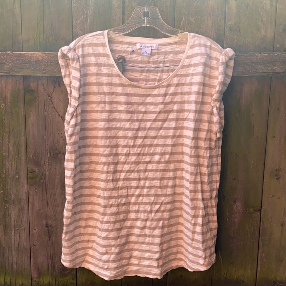 Liz Claiborne striped top sz. XL